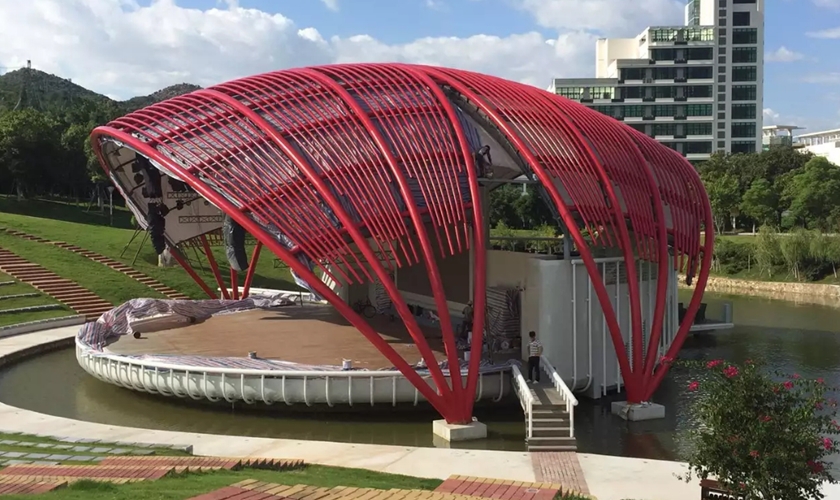 廈門大學(xué)水上音樂(lè)廣場(chǎng)